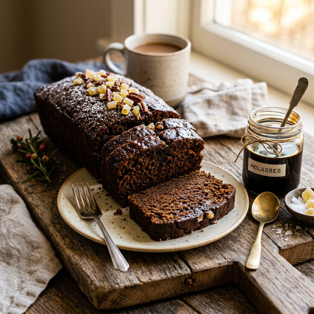 Veganer Melasse Kuchen Backen Zuckerfrei